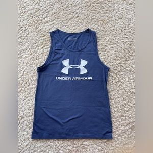 Under Armour Blue Tank Top in excellent condition. Never worn.